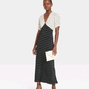 POLKA DOT MAXI DRESS